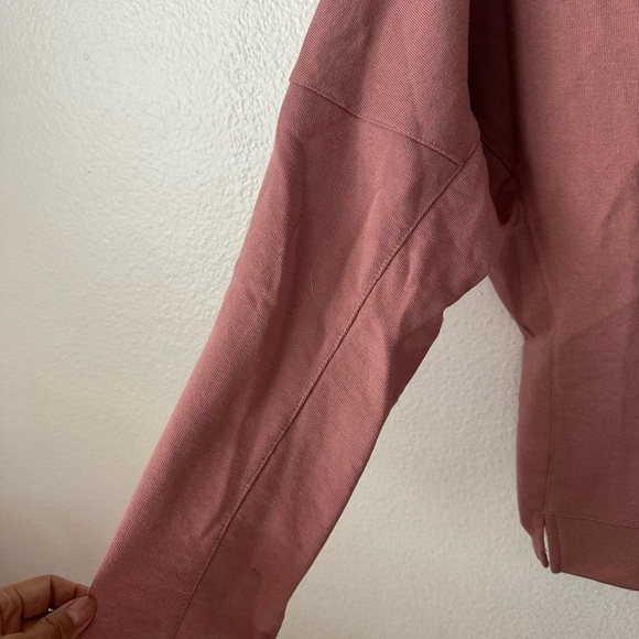 Activewear Look Sweater Long Sleeves Blush Medium SweaterSweatshirt BNWT - Picture 5 of 7